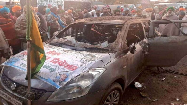 Mechanic on way to delhi to help farmers dies in car fire