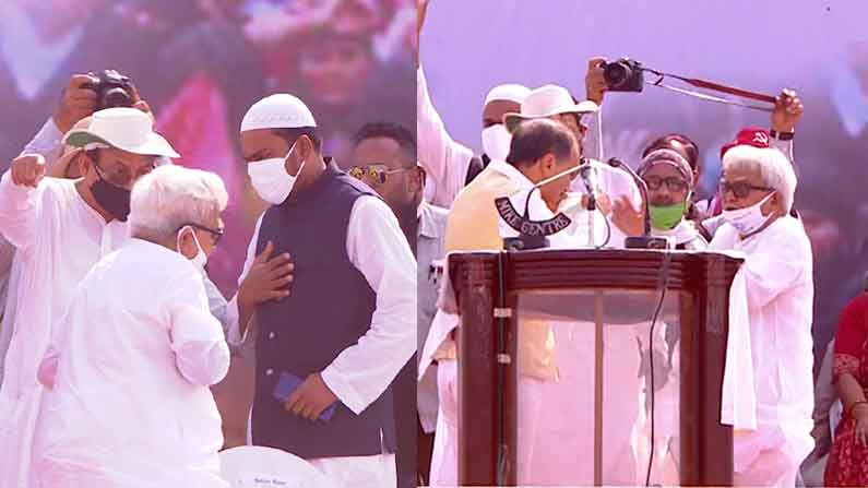 पीरजादा अब्बास की हुई एंट्री तो माइक छोड़ जाने लगे अधीर रंजन चौधरी, पढ़िए- ब्रिगेड रैली की इनसाइड स्टोरी |Adhir Ranjan Chaudhary started leaving to Mike after Pirzada ...