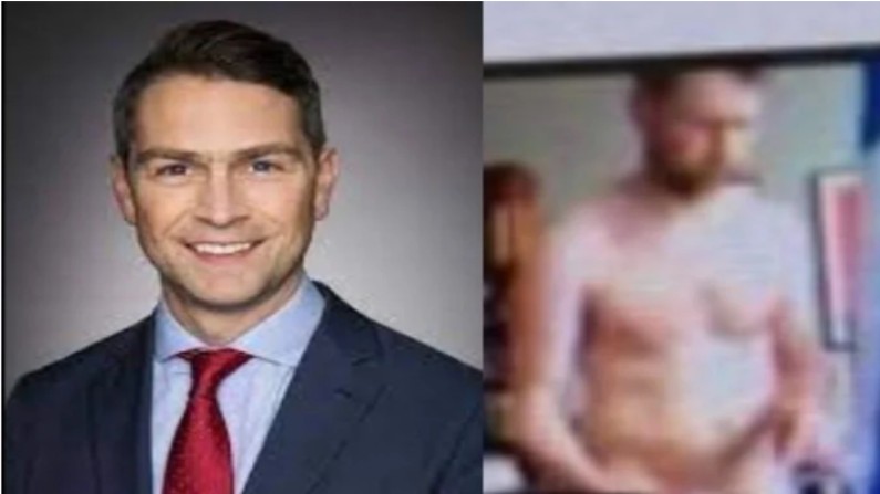 Canadian MP William Amos urinates into coffee cup