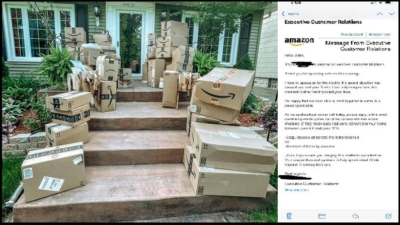 Amazon sent thousands of packets home without order and payment, fed up, the woman complained, know what happened then