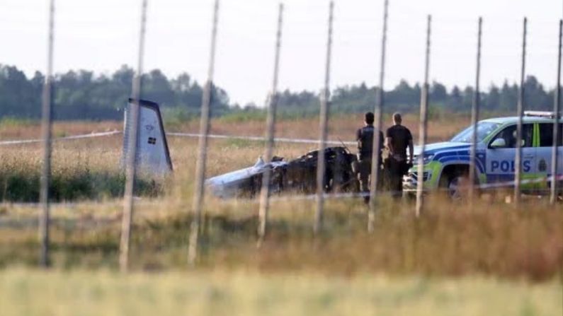 Skydiver plane crashes in Sweden, 9 dead, hot air balloon in New Zealand also became a victim of the accident
